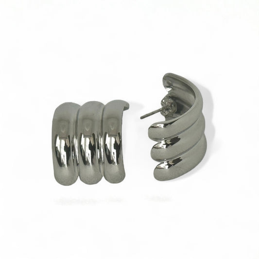 Cleo Chrome Hoops